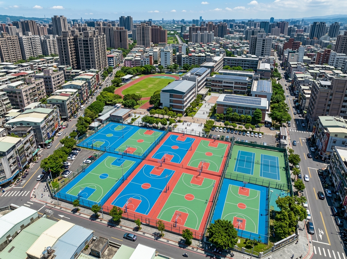 亳州市全塑型塑胶跑道硅PU篮球场 - 排名